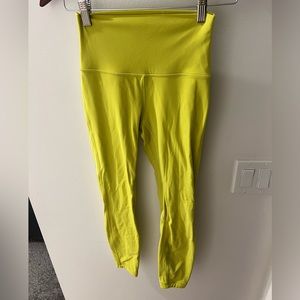 Lululemon bright yellow align matching set